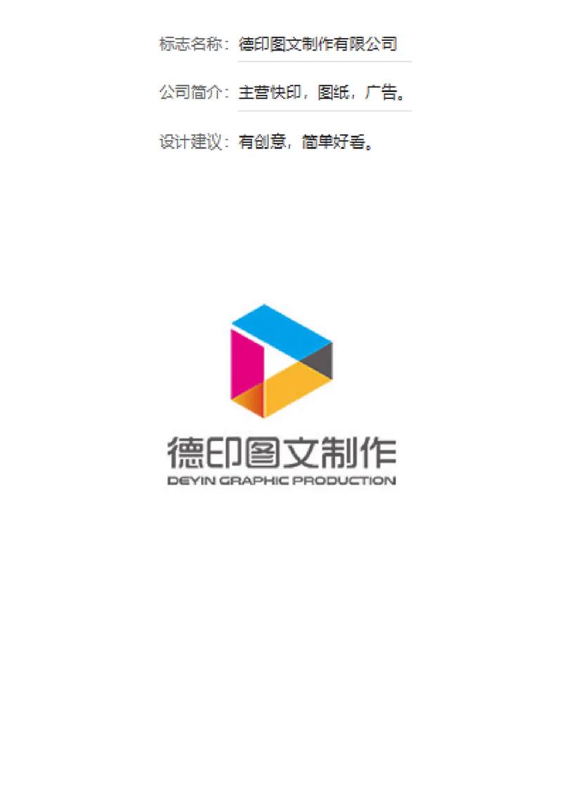 图纸广告图文制作公司商标标志logo设计 定稿哪款你猜得到吗？